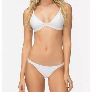 Tavik Zeppelin Ribbed Bikini Set in Black